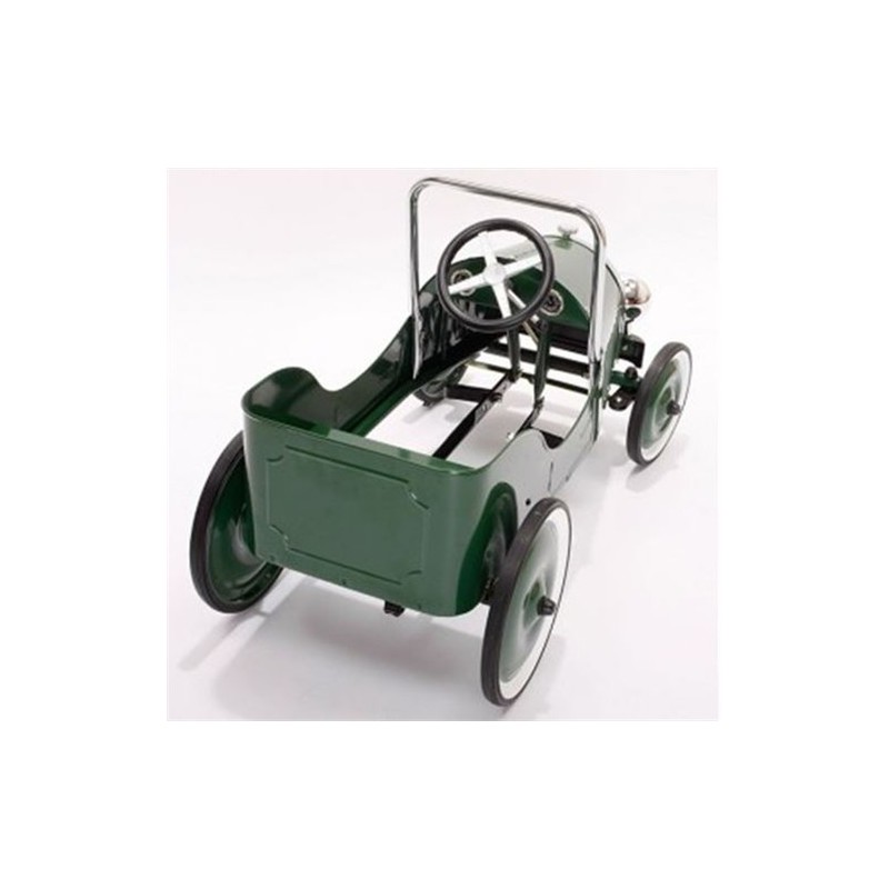 Coche de Pedales Clásico Verde – Vehículo Infantil Retro