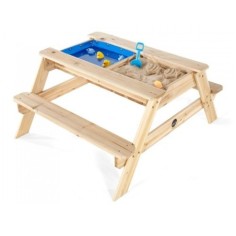 Mesa de Picnic y Arenero de Madera infantil | Pedalinoshop