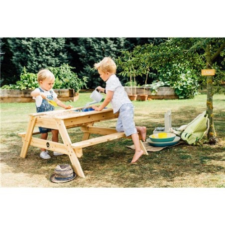 Mesa de Picnic y Arenero de Madera infantil | Pedalinoshop Mesa de Picnic y Arenero de Madera infantil | Pedalinoshop