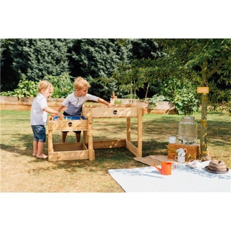 Mesa nido de madera multiusos arena y agua Mesa nido de madera multiusos arena y agua