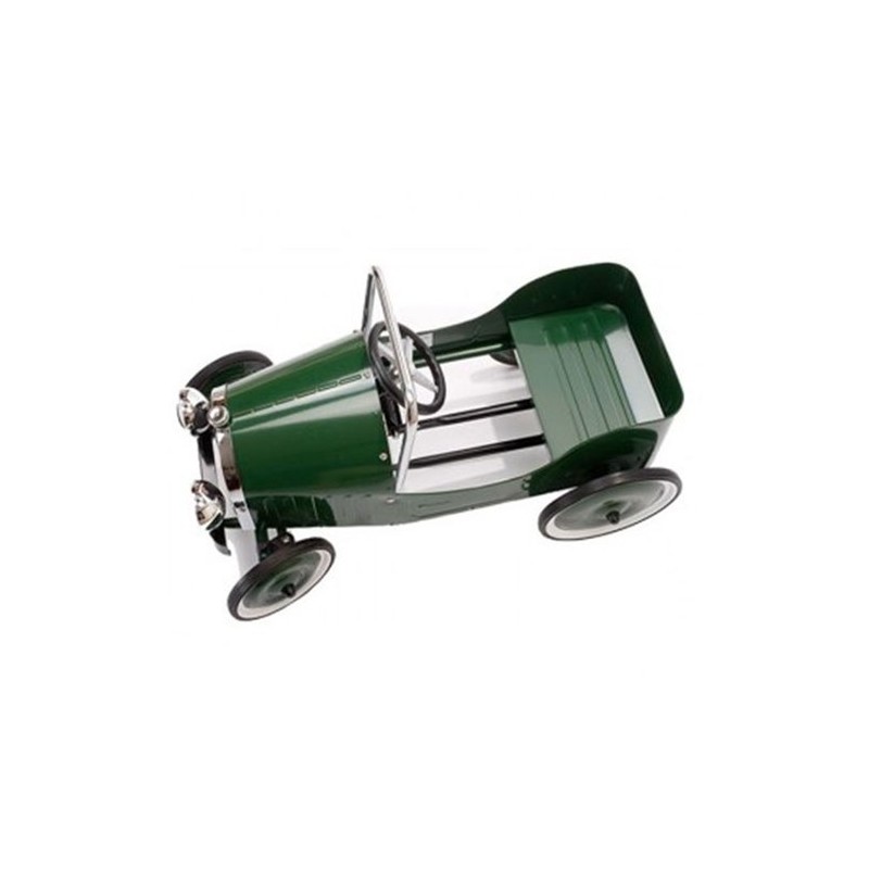 Coche de Pedales Clásico Verde – Vehículo Infantil Retro