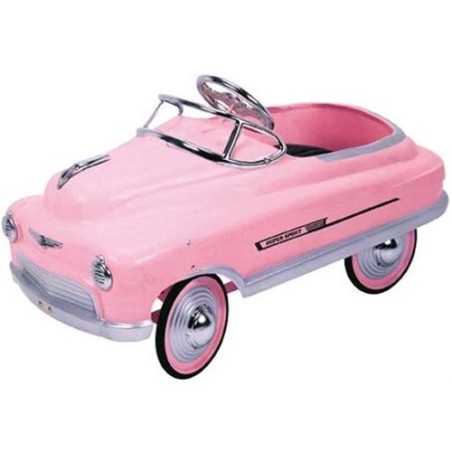Coche de Pedales Comet Rosa – Vehículo Infantil Retro Coche de Pedales Comet Rosa – Vehículo Infantil Retro
