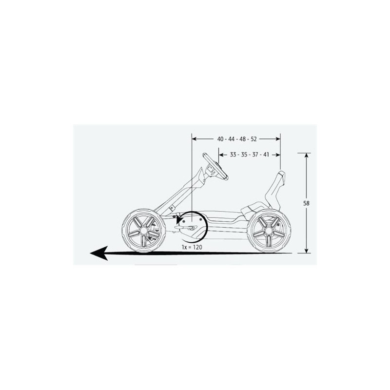 BERG Reppy Roadster – Coche de pedales 2 a 6 años PedalinoShop