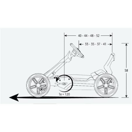 BERG Reppy Roadster – Coche de pedales 2 a 6 años PedalinoShop BERG Reppy Roadster – Coche de pedales 2 a 6 años PedalinoShop
