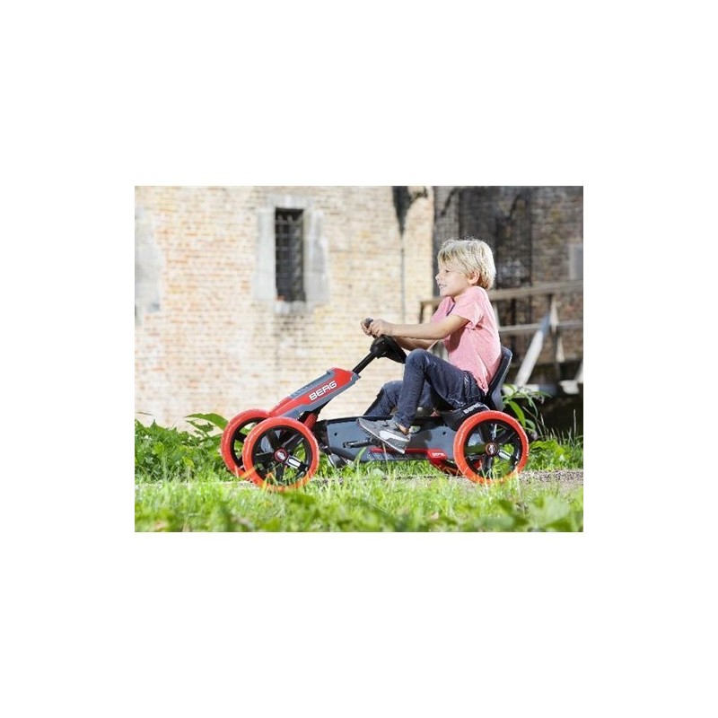 BERG Reppy Rebel | Kart de Pedales Deportivo con volante con sonido