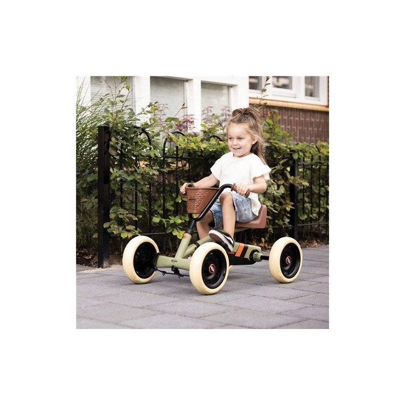 Kart a pedales Buzzy Retro Green – Kids 2-5 años | PedalinoShop