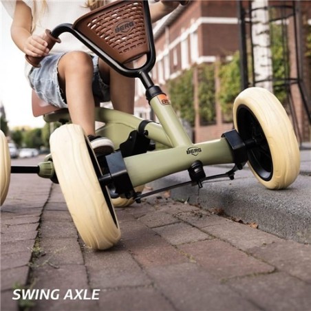 Kart a pedales Buzzy Retro Green – Verde. Edad 2-5 años | PedalinoShop