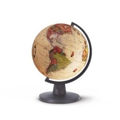 Globo Mini Antique 16 cm – Globo terráqueo giratorio vintage