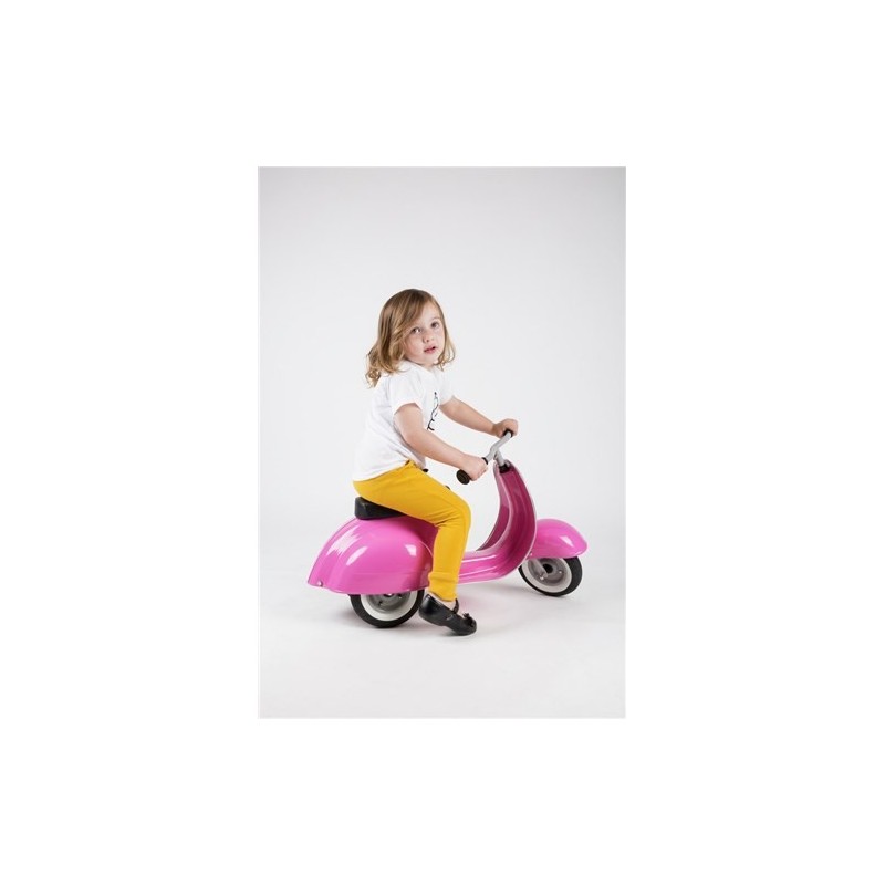 Moto Correpasillos Clásica Rosa | Correpasillos para Bebé
