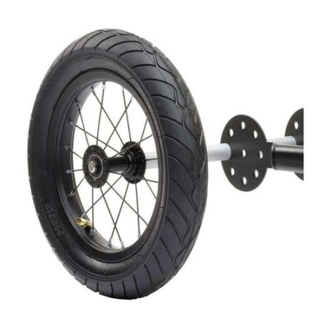 Kit de tercera rueda negra Trybike para triciclo Kit de tercera rueda negra Trybike para triciclo
