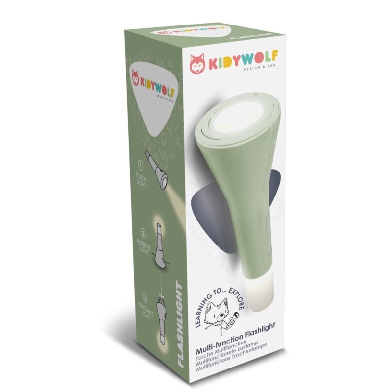 Linterna infantil Flashlight - Kidywolf Linterna recargable para niños