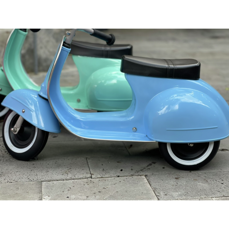 Moto Correpasillos Clásica Azul | Correpasillos para Bebé