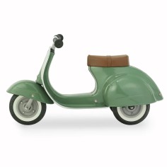 Moto Correpasillos Clásica Verde | Correpasillos para Bebé