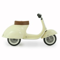 Moto Correpasillos Clásica Crema | Correpasillos para Bebé