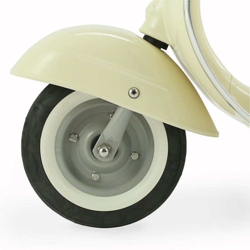 Moto Correpasillos Clásica Crema | Correpasillos para Bebé