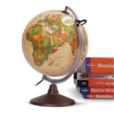 Globo terráqueo Marco Polo 30 cm iluminado con lupa – PedalinoShop