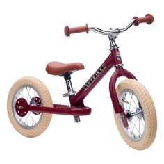 Bicicleta de equilibrio Vintage roja