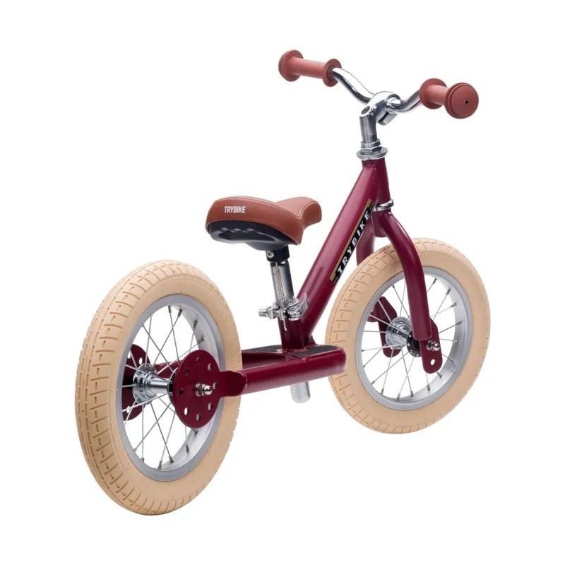 Bicicleta de equilibrio Vintage roja