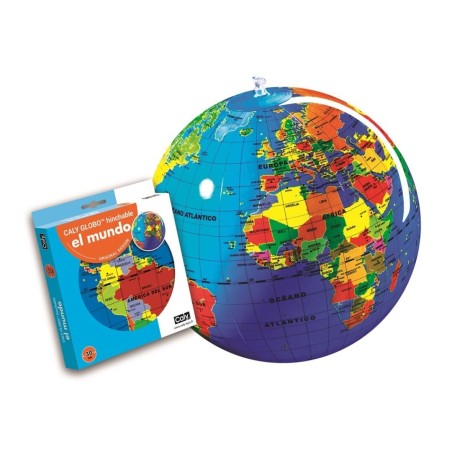 Globo terráqueo hinchable 30 cm El Mundo – educativo Globo terráqueo hinchable 30 cm El Mundo – educativo