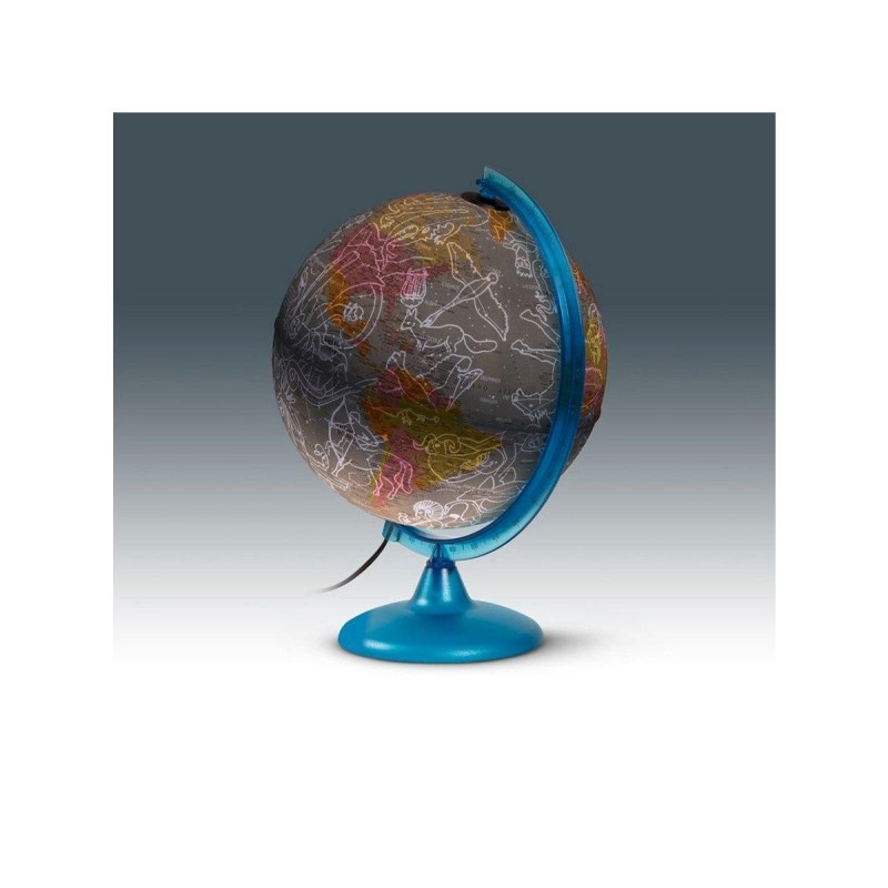 Globo Night&Day 26 cm – Zodiaco y cartografía física/política