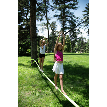 Cinta slackline clásica 15 m – equilibrio, diversión y deporte al aire libre