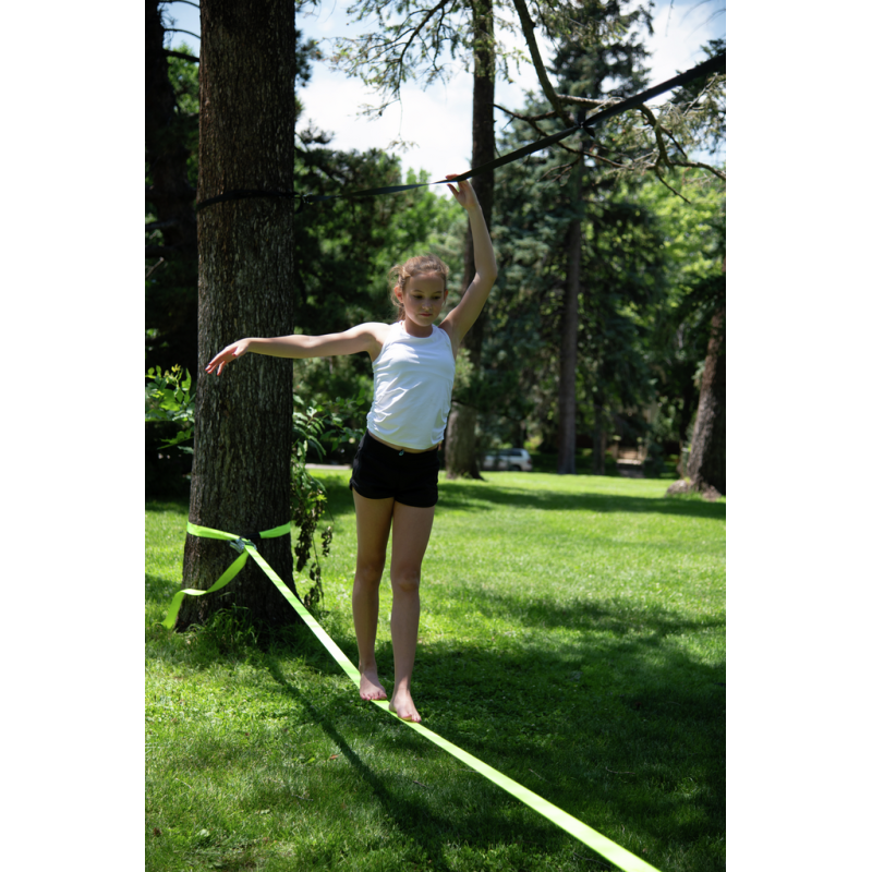 Cinta slackline clásica 15 m – equilibrio, diversión y deporte al aire libre