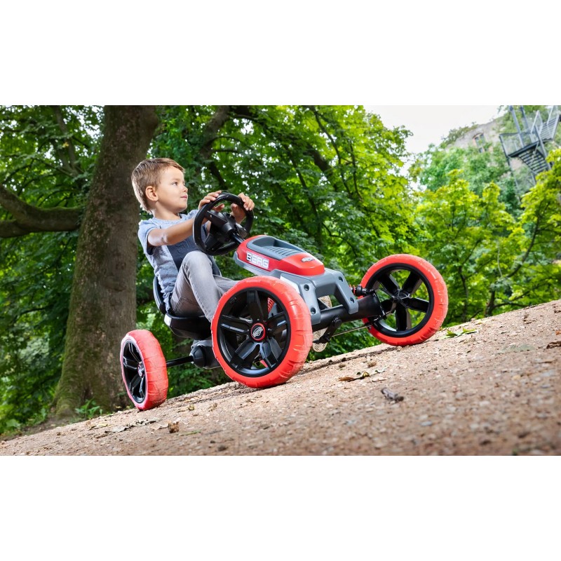 BERG Reppy Rebel | Kart de Pedales Deportivo con volante con sonido