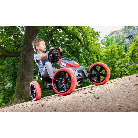BERG Reppy Rebel | Kart de Pedales Deportivo con volante con sonido