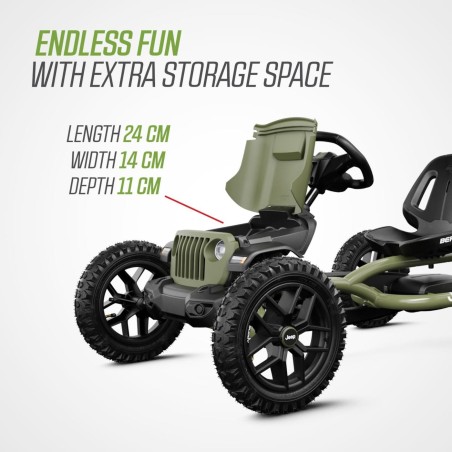 Kart BERG Buddy Jeep® Wrangler – Pedales 3‑8 años | PedalinoShop Kart BERG Buddy Jeep® Wrangler – Pedales 3‑8 años | PedalinoShop