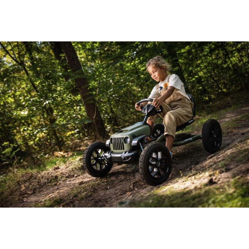 Kart BERG Buddy Jeep® Wrangler – Pedales 3‑8 años | PedalinoShop