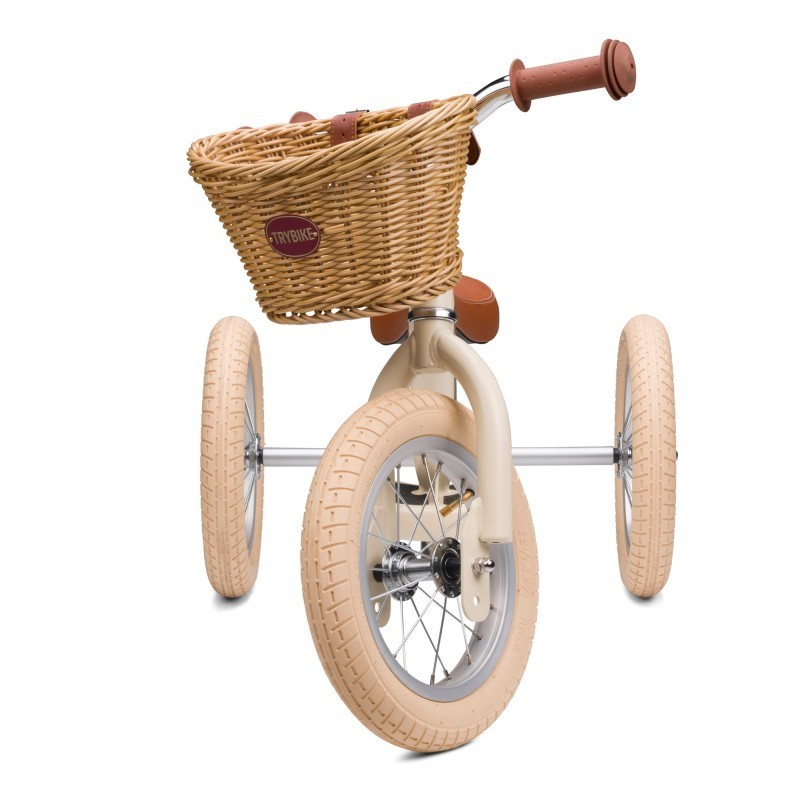 Cesta de Mimbre Trybike – Accesorio para bicicletas sin pedales
