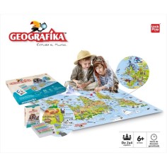 Juego de Mesa Mapamundi Ilustrado – Juego familiar educativo