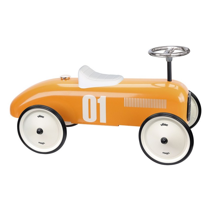 Correpasillos de Época Naranja – Vehículo Infantil Retro