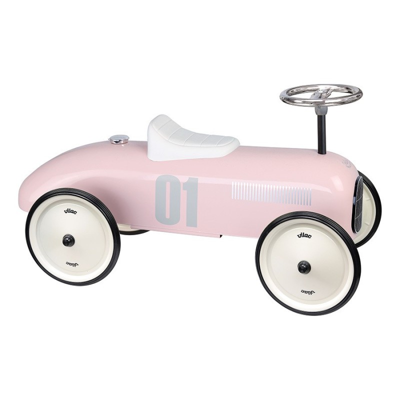 Correpasillos de Época Rosa – Vehículo Infantil Retro
