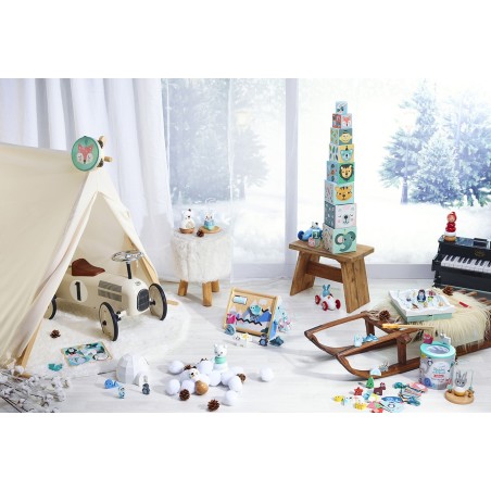 Correpasillos de Época Blanco – Vehículo Infantil Retro Correpasillos de Época Blanco – Vehículo Infantil Retro