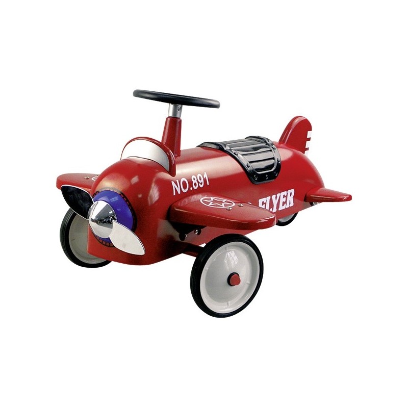 Correpasillos Avión Rojo – Vehículo Infantil Retro