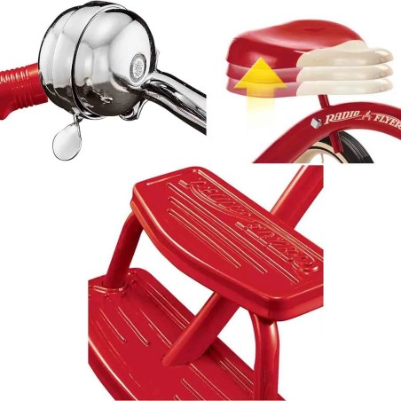 Clásico Triciclo Rojo Americano|Radio Flyer  - PedalinoShop