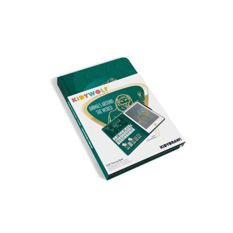Original libro tablet de dibujo  con pantalla LCD KidyDraw Animales del Mundo