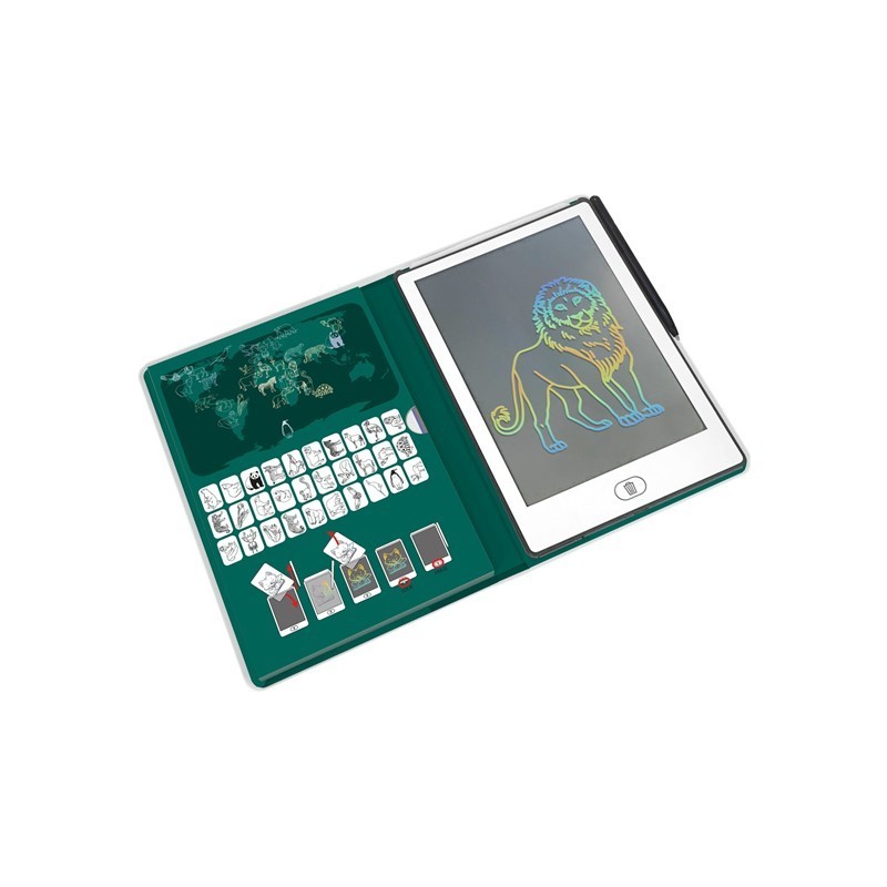 Original libro tablet de dibujo  con pantalla LCD KidyDraw Animales del Mundo