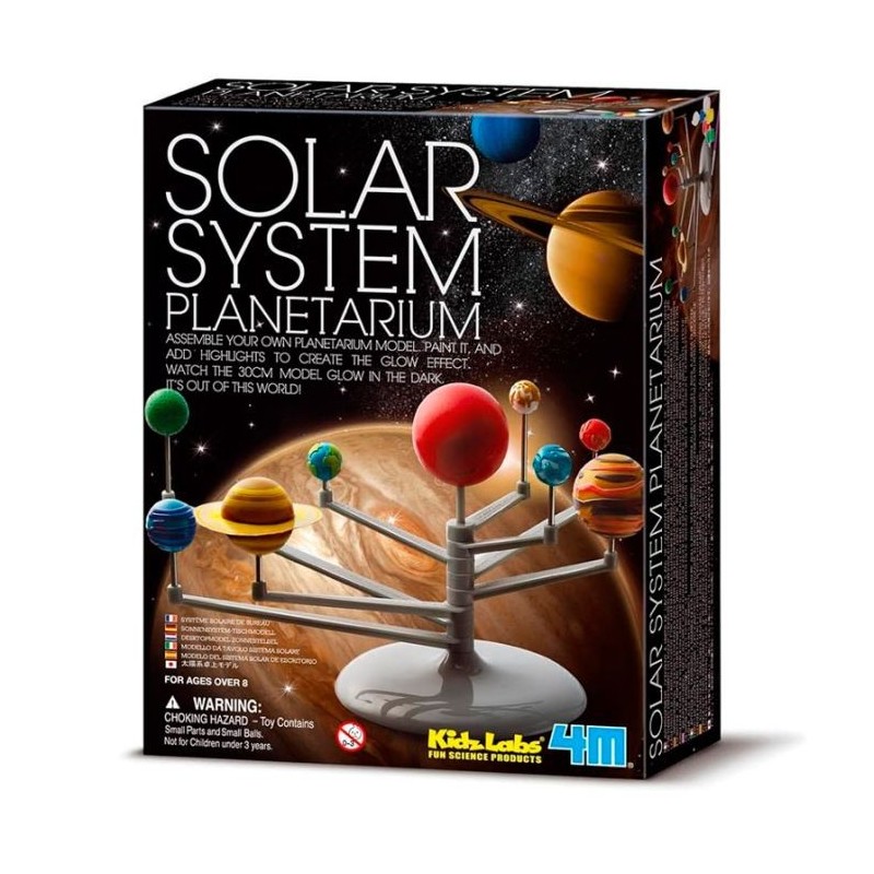 Maqueta Sistema Solar KidzLabs 4M | Kit Astronomía Giratorio