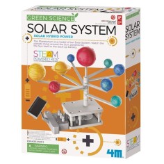 Sistema Solar Motorizado 4M Green Science | Juguete Solar Híbrido