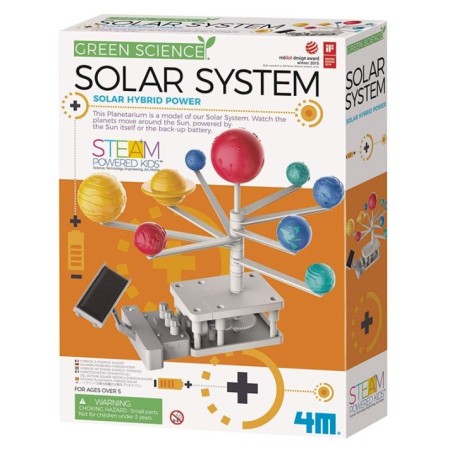 Sistema Solar Motorizado 4M Green Science | Juguete Solar Híbrido