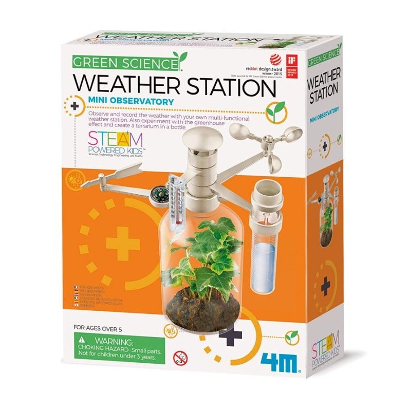 Estación Meteorológica 4M Green Science | Kit Climatológico Niños