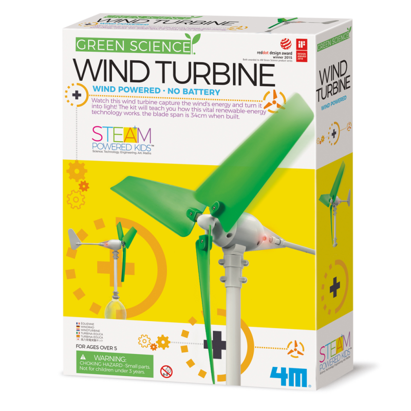 Generador de Turbina Eólica 4M Green Science | Kit Energía Eólica