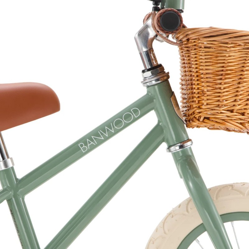 Bicicleta de Equilibrio Banwood First Go! Verde Forest | Estilo Retro