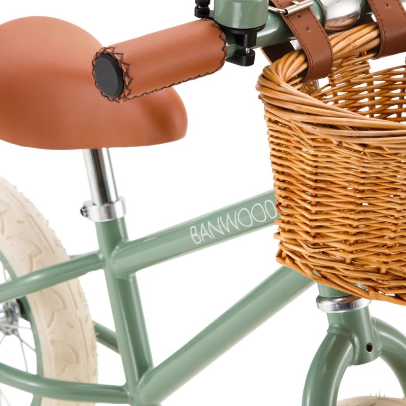 Bicicleta de Equilibrio Banwood First Go! Verde Forest | Estilo Retro