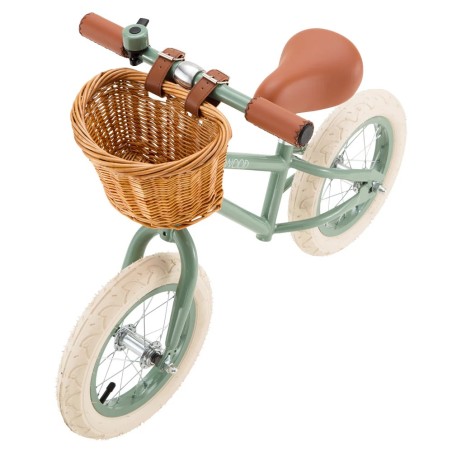 Bicicleta de Equilibrio Banwood First Go! Verde Forest | Estilo Retro