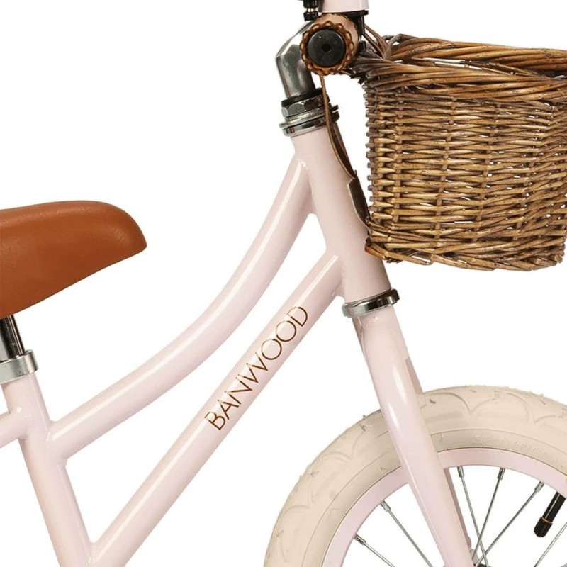 Bicicleta de Equilibrio Banwood First Go! Rosa | Estilo Retro