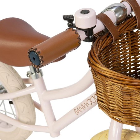 Bicicleta de Equilibrio Banwood First Go! Rosa | Estilo Retro