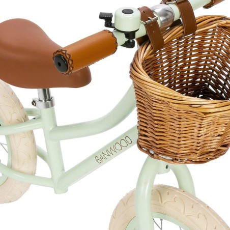 Bicicleta de Equilibrio Banwood First Go! color Menta | Estilo Retro